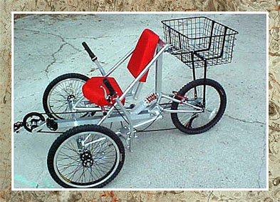 Red Basket with Suspension